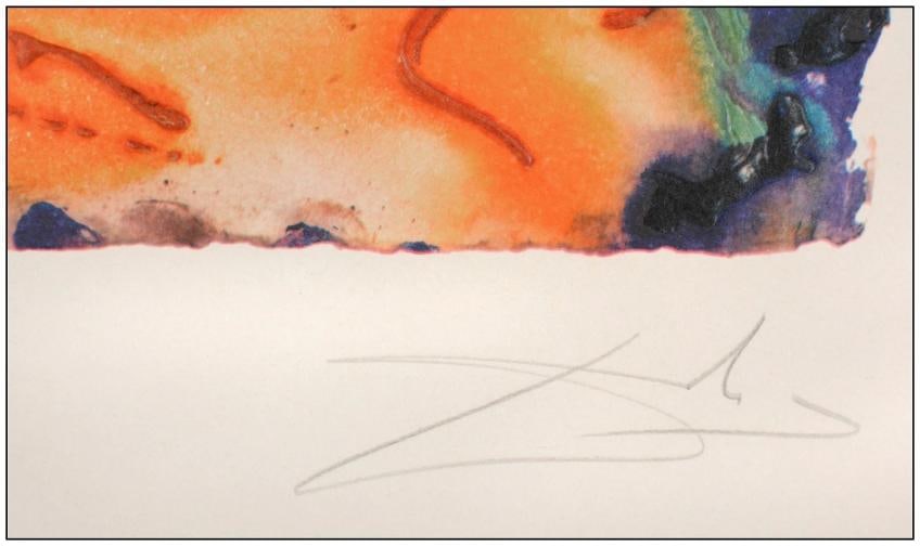 Salvador Dali Signed Original Etching with Embossing Framed - 5