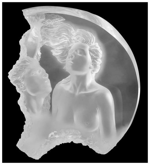 Michael Wilkinson Signed Original Signed Acrylic Sculpture