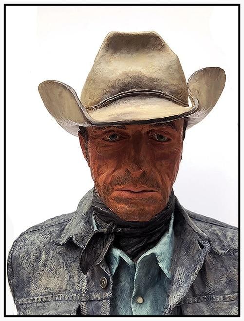 Harry Jackson Signed Hand Painted Bronze Polychrome Sculpture - 2