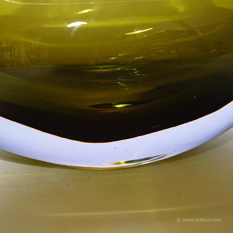 Vintage Art Glass Vase by Flavio Poli for Seguso Vetri D'Arte - 6