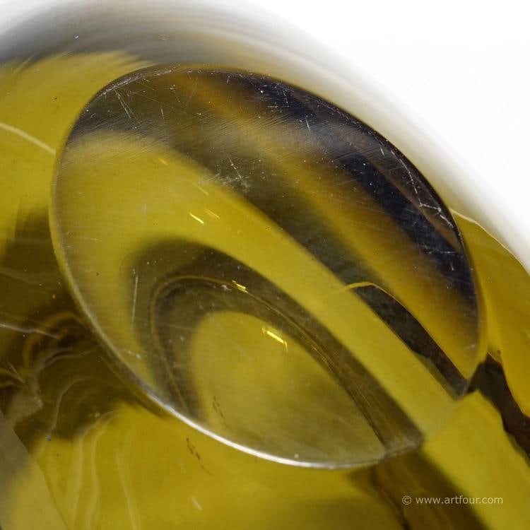 Vintage Art Glass Vase by Flavio Poli for Seguso Vetri D'Arte - 8
