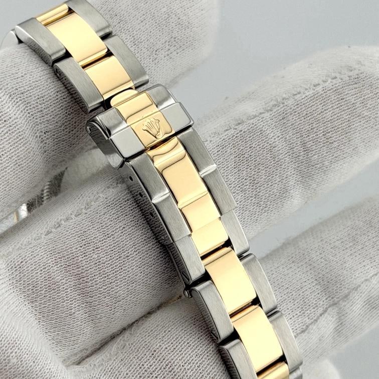 Rolex Yacht Master 169623 Mother of Pearl Sapphire Diamond Dial 18k Gold Steel - 7