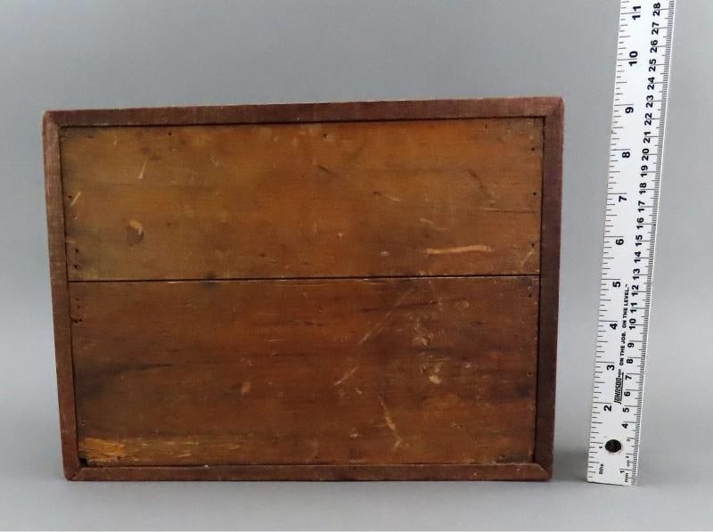 c1860s Rare Marquetry Inlay Sailor's Box Ditty Box Sewing Box w Interior Tray - 7