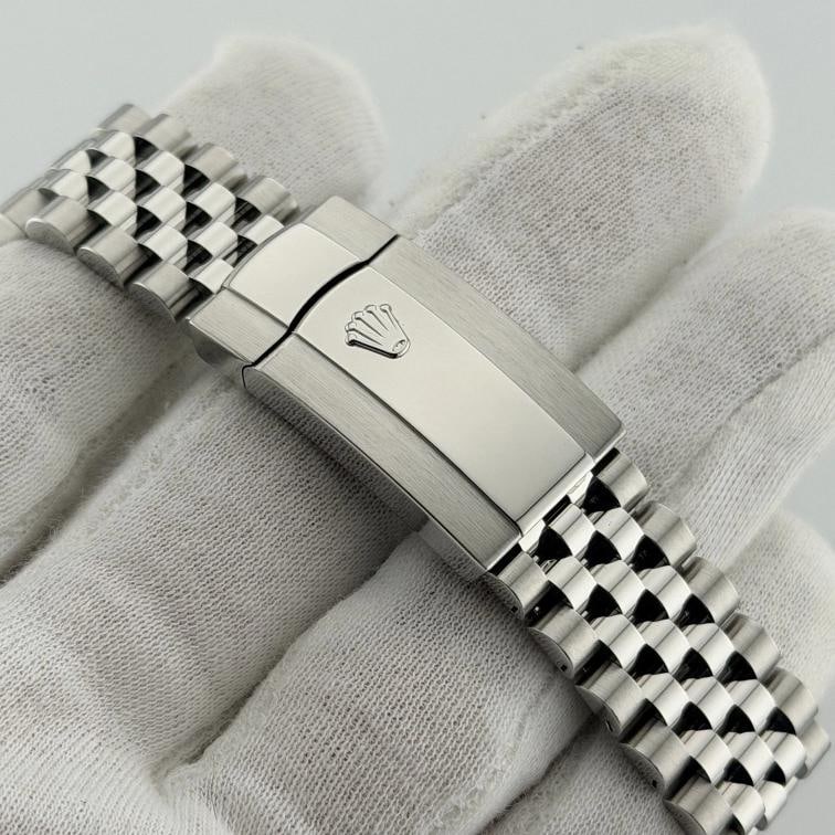 Rolex Datejust 41 126334 41mm Black Dial 18k White Gold Steel Jubilee Box Paper - 6