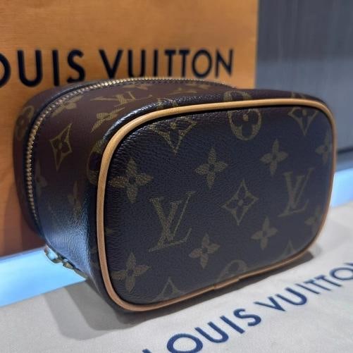 Louis Vuitton Nice Nano Monogram Vanity Pouch Brown Hand Bag - 19
