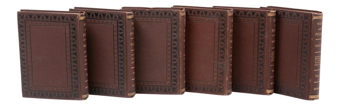 War and Peace ~ by LEO TOLSTOY ~ First American Edition ~ 1st Printing 1886 - 3