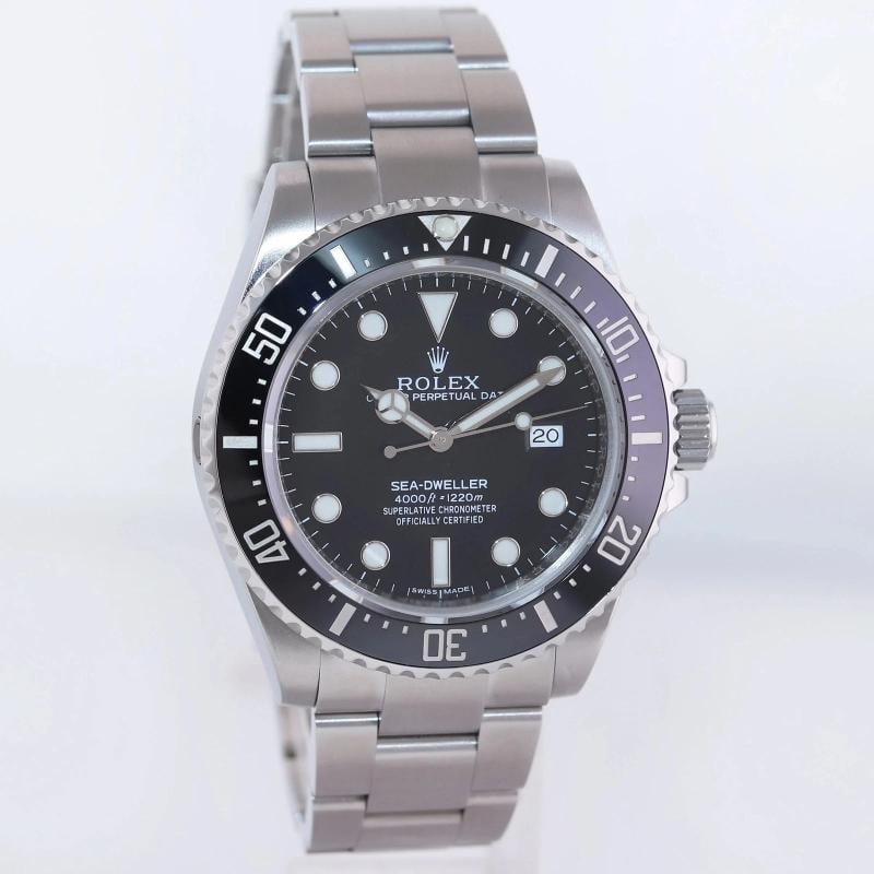 2015 MINT Rolex 116600 Seadweller SDK4 4000 Steel Black 40m Ceramic Dive Watch - 3
