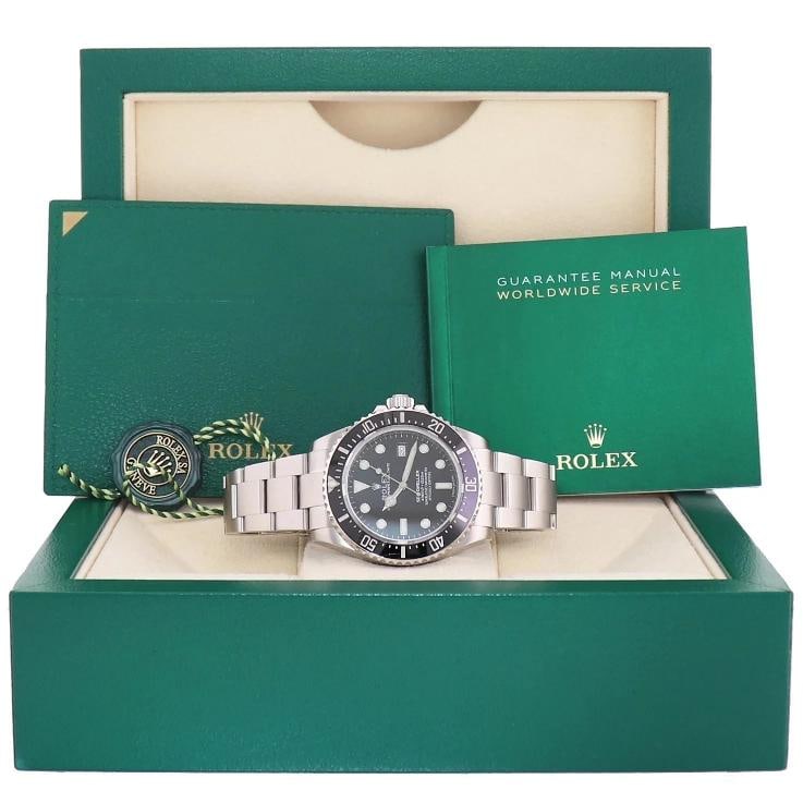 2015 MINT Rolex 116600 Seadweller SDK4 4000 Steel Black 40m Ceramic Dive Watch - 8
