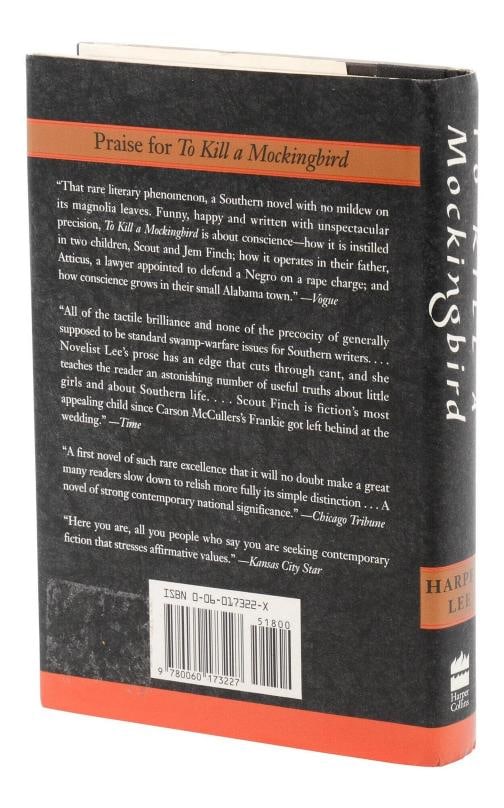To Kill A Mockingbird ~ SIGNED by HARPER LEE ~ 35th Anniversary Reprint ~ 1995 - 3