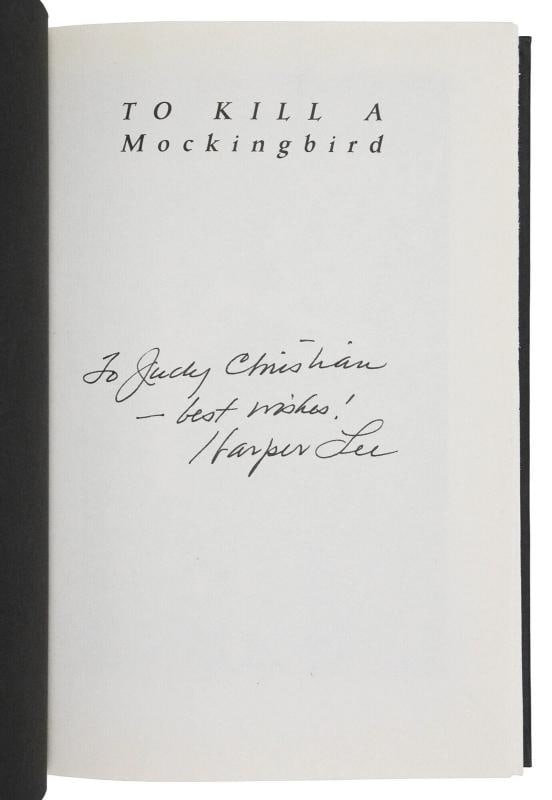 To Kill A Mockingbird ~ SIGNED by HARPER LEE ~ 35th Anniversary Reprint ~ 1995 - 6