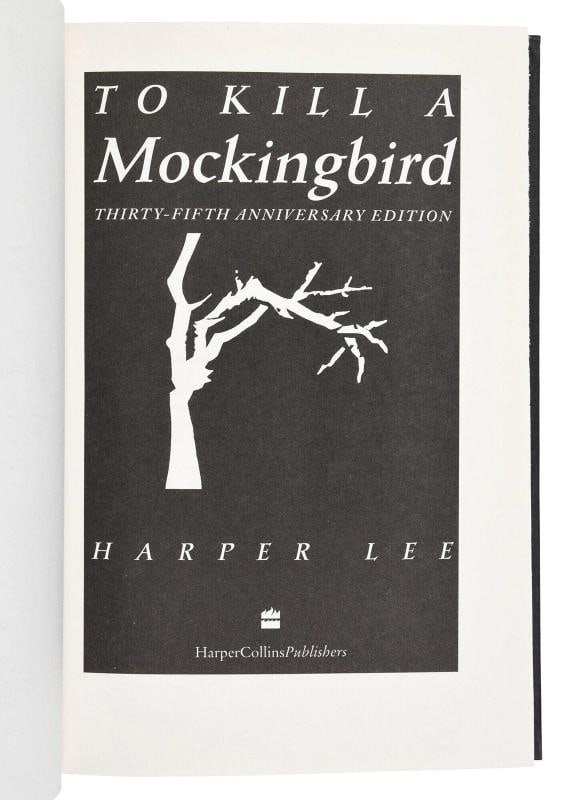 To Kill A Mockingbird ~ SIGNED by HARPER LEE ~ 35th Anniversary Reprint ~ 1995 - 7