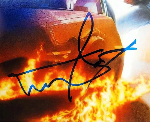 Michael J. Fox Signed Framed BTTF 11x17 Poster Part 1 Marty McFly BAS Witness - 3