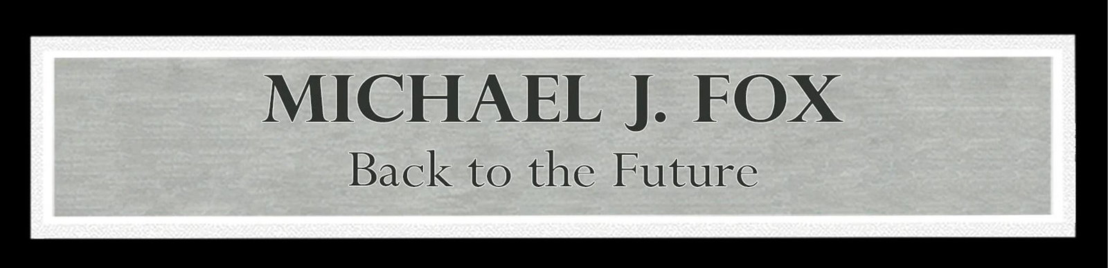 Michael J. Fox Signed Framed BTTF 11x17 Poster Part 1 Marty McFly BAS Witness - 5