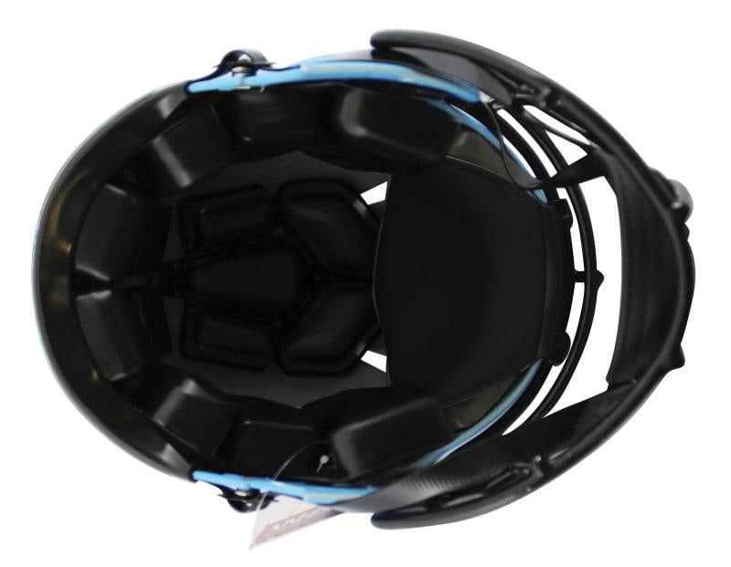 Lions Calvin Johnson Signed Rave Full Size Speed Proline Helmet BAS Witnessed - 3