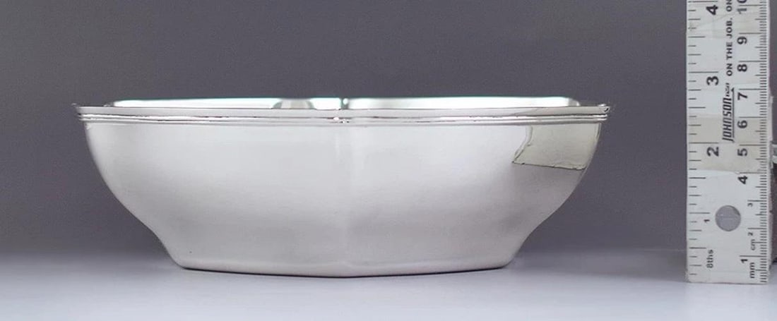 Elegant Tiffany & Co Sterling Silver Hexagonal Centerpiece Bowl - 3