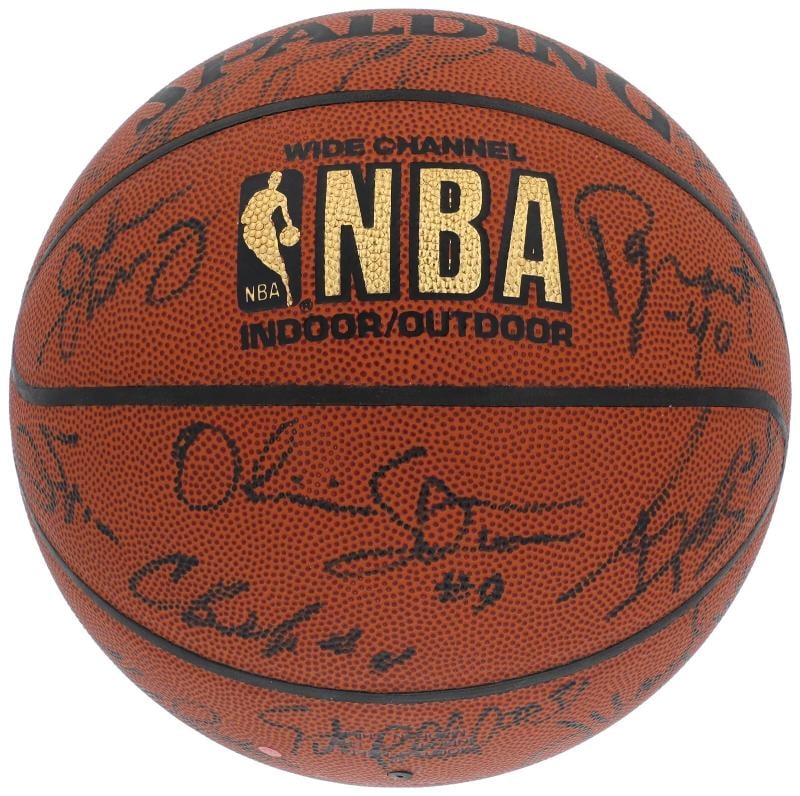 Tim Duncan Rookie 1997 NBA Draft Multi Signed Basketball 25 Sigs PSA DNA & BAS - 5