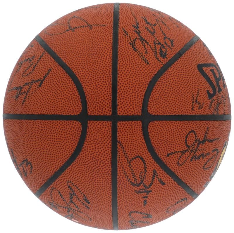 Tim Duncan Rookie 1997 NBA Draft Multi Signed Basketball 25 Sigs PSA DNA & BAS - 8