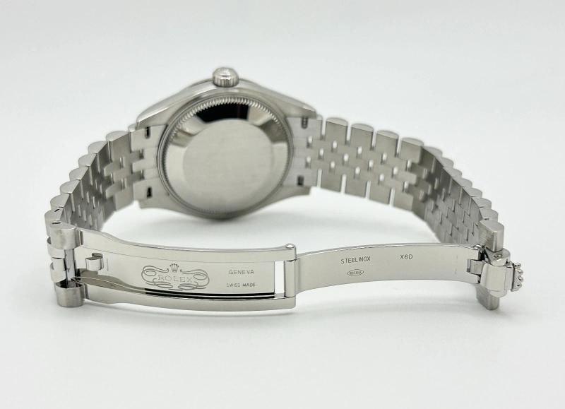 2026 Service Card Rolex Datejust 31 Midsize 278274 Dark Grey Dial 18K Gold Steel - 6