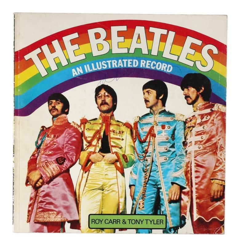 1975 John Lennon Signed The Beatles Book Sgt Peppers Lonely Hearts Club Band BAS: Country of Origin: United States,Industry: Music,Signed: Yes,Autograph Authentication: James Spence (JSA),Object Type: Record,Original/Reproduction: Original