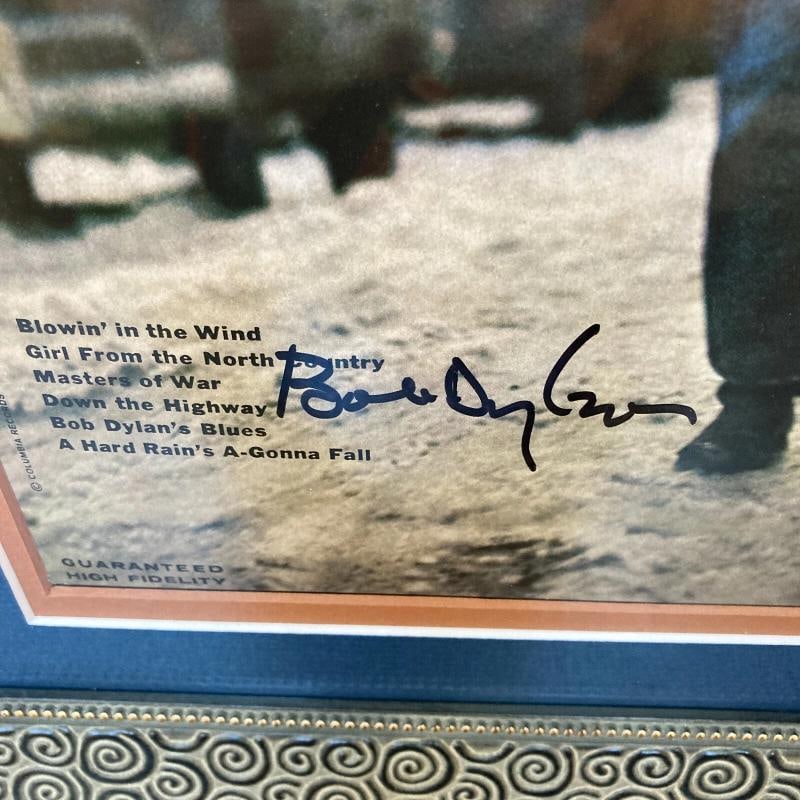 Bob Dylan Signed Autographed The Freewheelin' Album Record With PSA DNA COA - 4