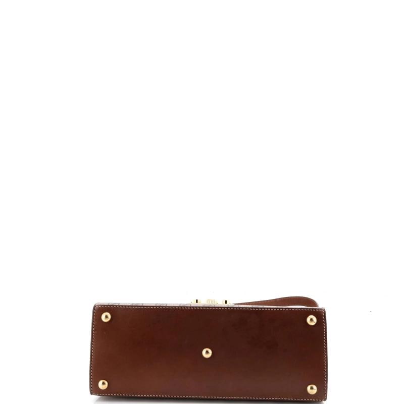 Gucci Padlock Top Handle Bag GG Coated Canvas and Leather Small - 4