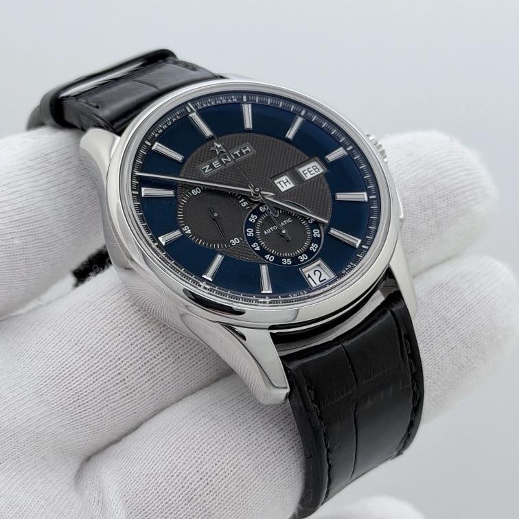 Zenith El Primero Winsor Annual Calendar 03.2070.4054 42mm Blue Dial Steel - 3