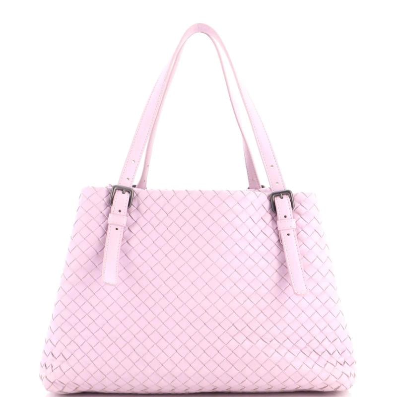 Bottega Veneta A-Shape Tote Intrecciato Nappa Medium: Measurements: Handle Drop 8", Height 9.5", Width 12.5", Depth 7", Strap Drop 5-9" . Condition: Pre-owned - Good,Brand: Bottega Veneta,Exterior Material: Leather,Style: Totes,Exterior Color: