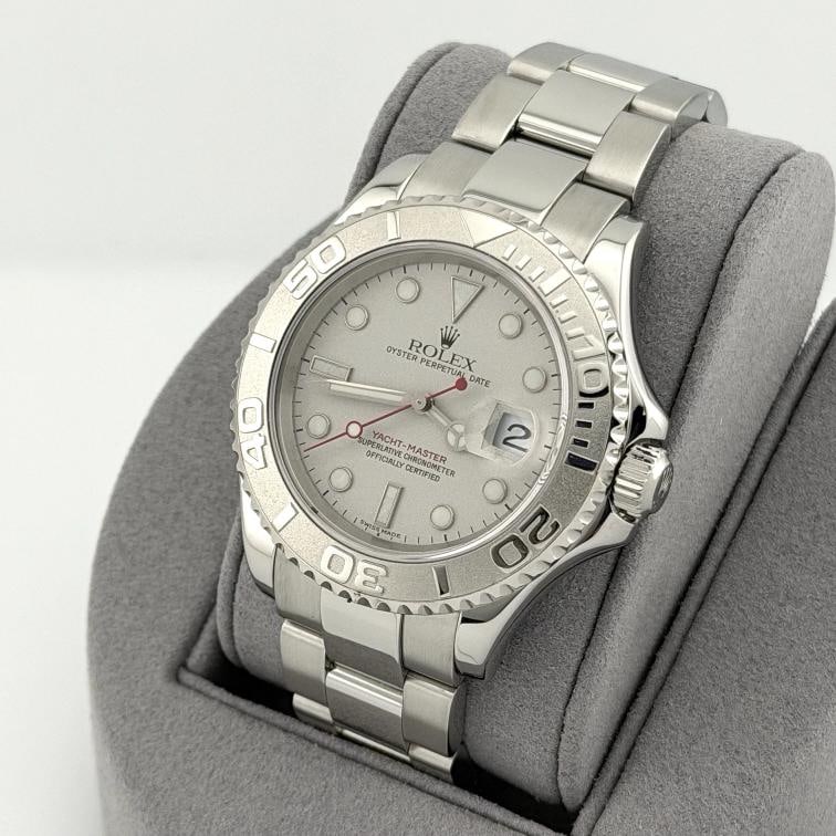 Rolex Yacht Master 16622 40mm Platinum Dial Platinum Bezel Stainless Steel - 6