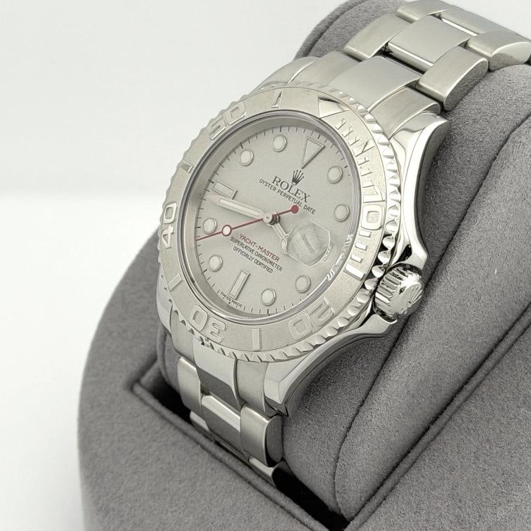 Rolex Yacht Master 16622 40mm Platinum Dial Platinum Bezel Stainless Steel - 7