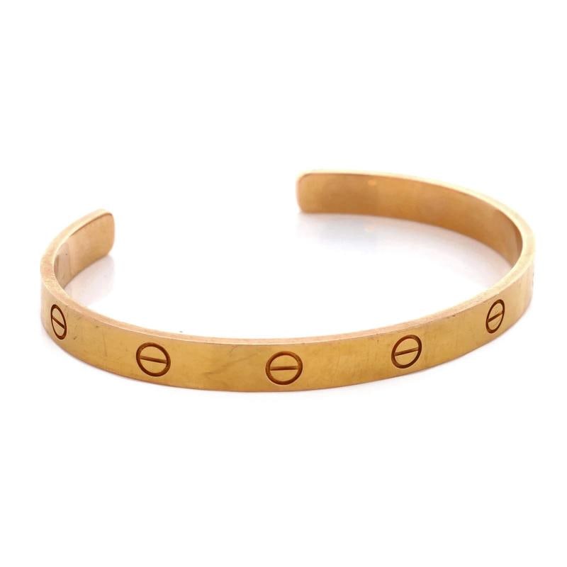 Cartier Love Cuff Bracelet 18K Rose Gold - 2