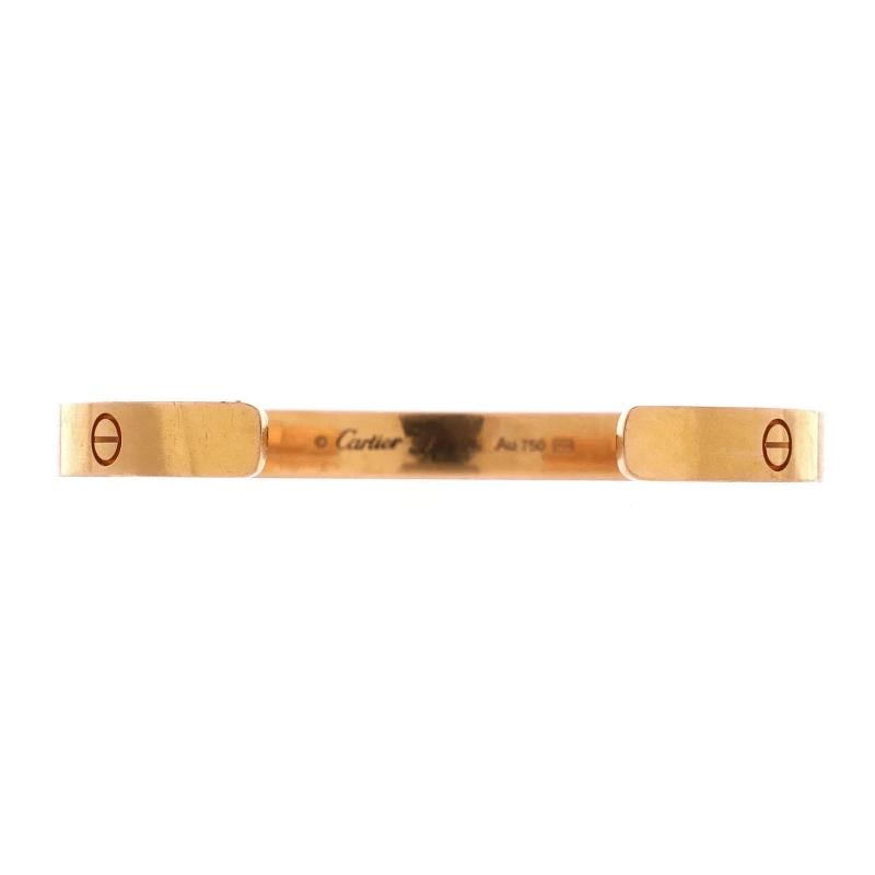 Cartier Love Cuff Bracelet 18K Rose Gold - 3