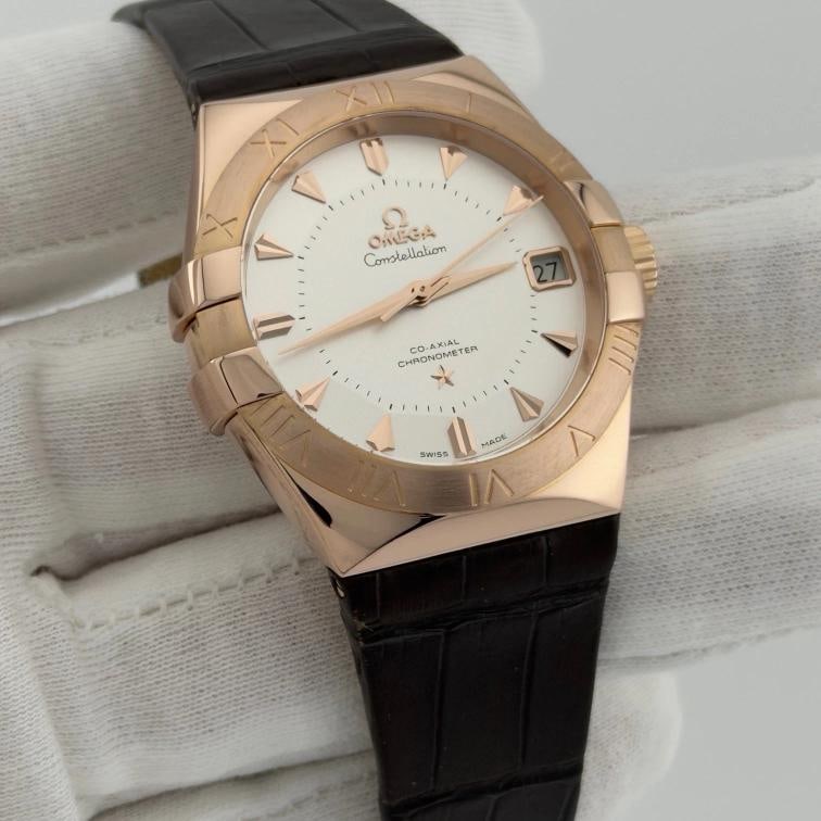 Omega Constellation Limited Edition 123.53.38.21.02.001 18k Sedna Gold Box Paper - 2