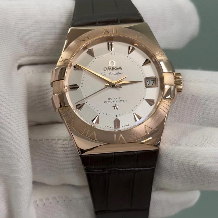 Omega Constellation Limited Edition 123.53.38.21.02.001 18k Sedna Gold Box Paper - 3