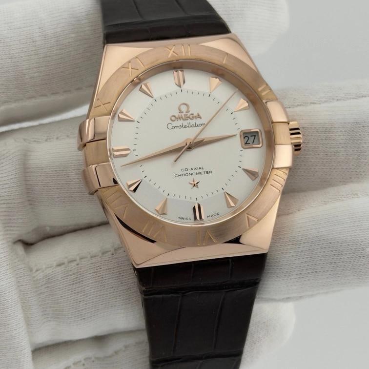 Omega Constellation Limited Edition 123.53.38.21.02.001 18k Sedna Gold Box Paper - 5