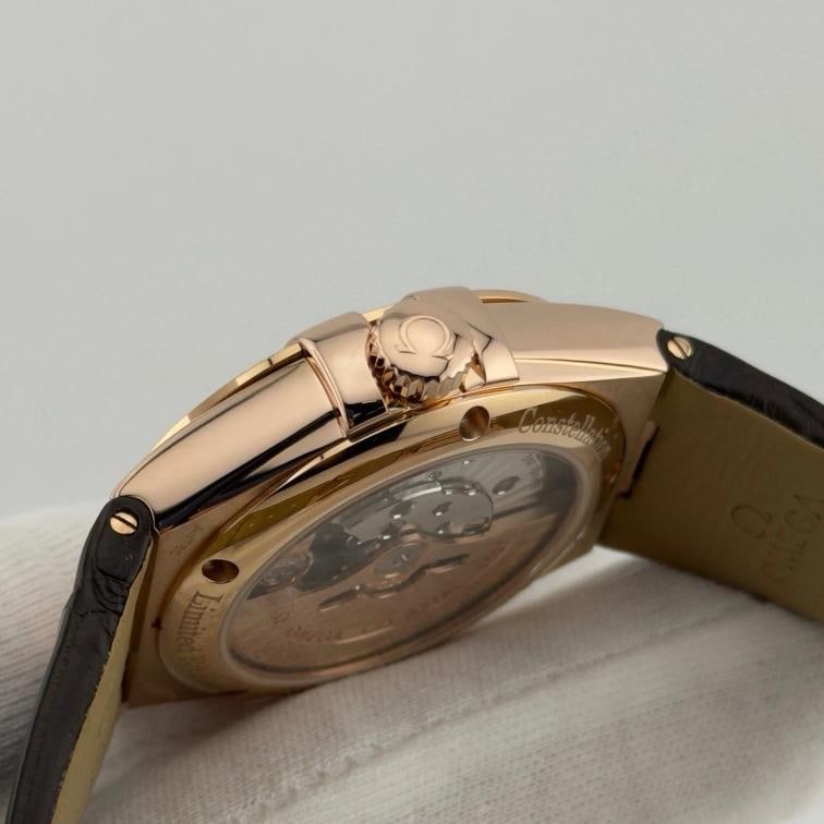 Omega Constellation Limited Edition 123.53.38.21.02.001 18k Sedna Gold Box Paper - 7