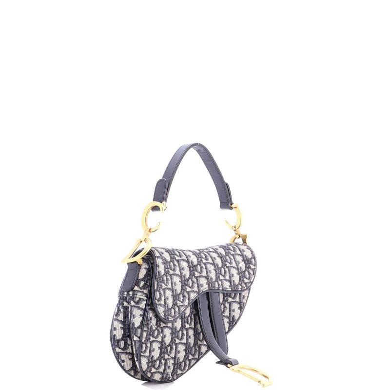 Christian Dior Saddle Handbag Oblique Canvas Mini - 2