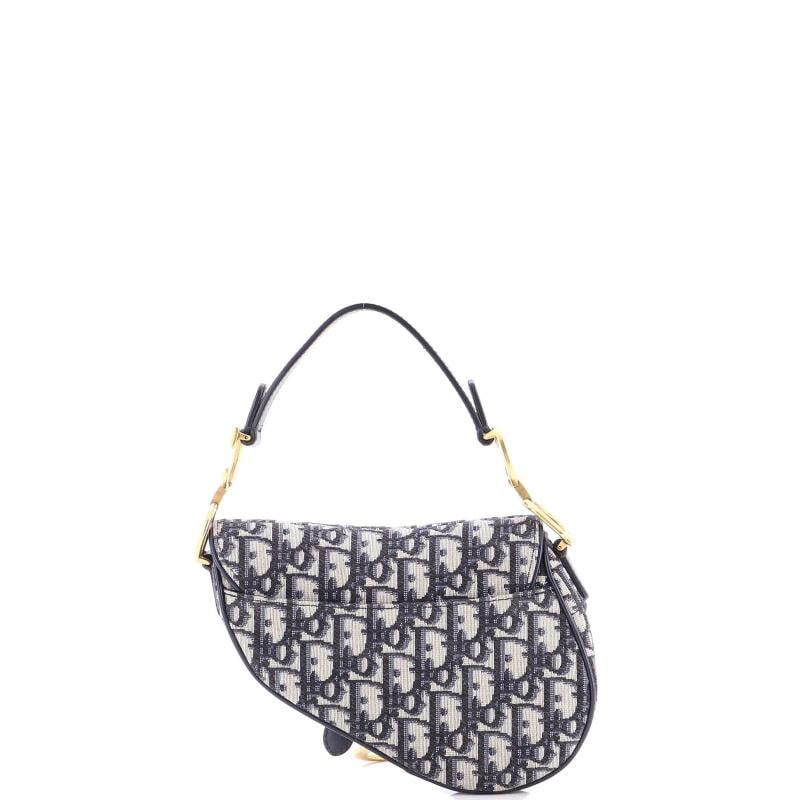 Christian Dior Saddle Handbag Oblique Canvas Mini - 3