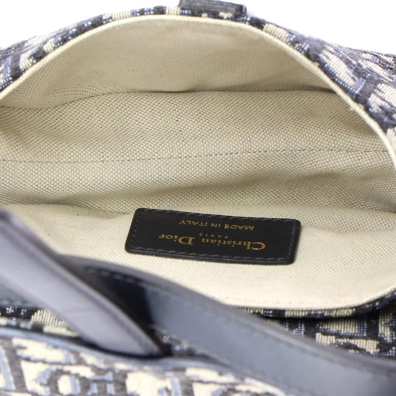 Christian Dior Saddle Handbag Oblique Canvas Mini - 5