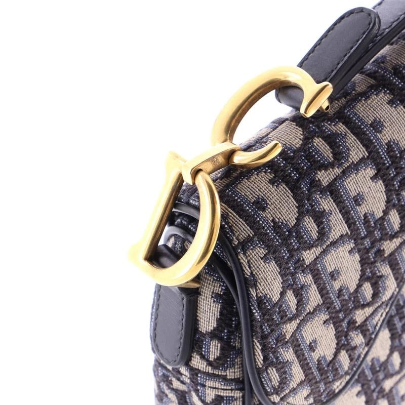Christian Dior Saddle Handbag Oblique Canvas Mini - 7
