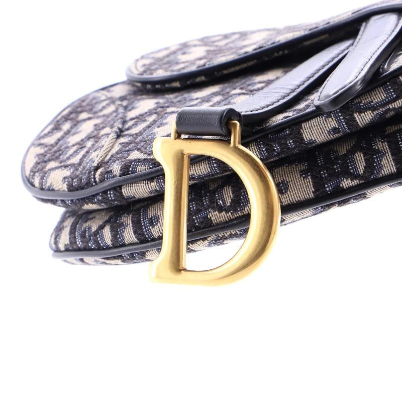 Christian Dior Saddle Handbag Oblique Canvas Mini - 8