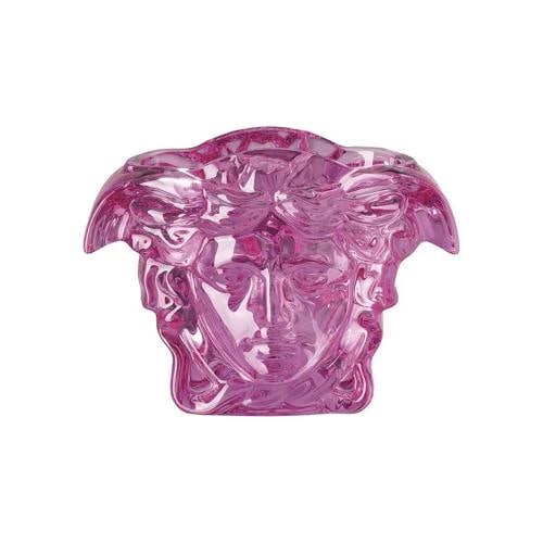 Versace Rosenthal Medusa Grande Vase H. 19 cm (7.48") Lilla, in Crystal (1 of 2)
