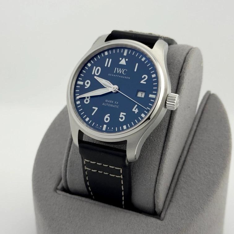 2025 IWC Pilots Watch Mark XX IW328203 Blue Dial Stainless Steel Box Papers - 5