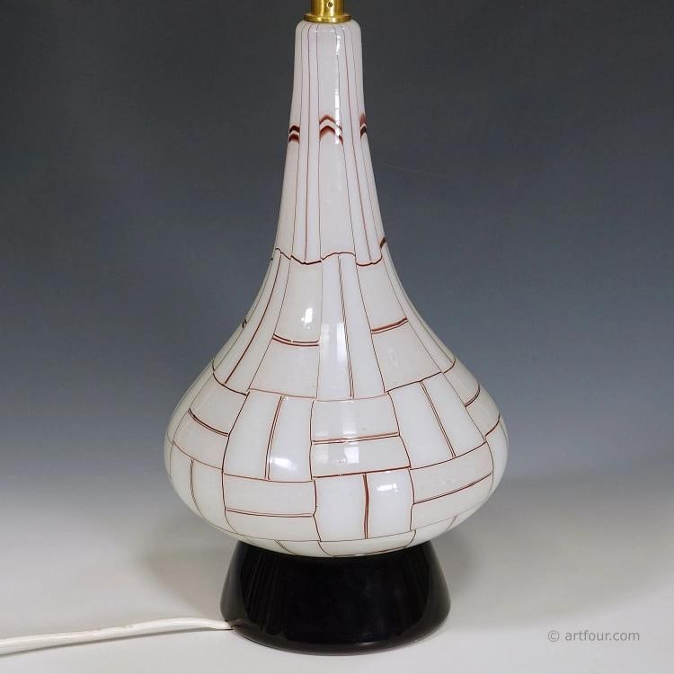 Vintage Barovier & Toso 'Sidone' Table Lamp, Murano circa 1960s - 4