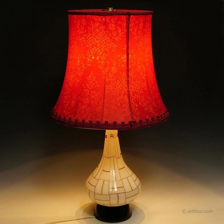 Vintage Barovier & Toso 'Sidone' Table Lamp, Murano circa 1960s - 7