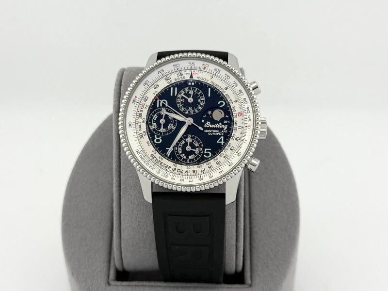 Breitling Montbrillant Olympus A19350 42mm Black Dial Moonphase Stainless Steel - 5