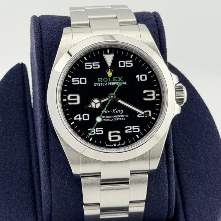 2025 Rolex Air King 126900 40mm Black Dial Stainless Steel Box Papers - 2