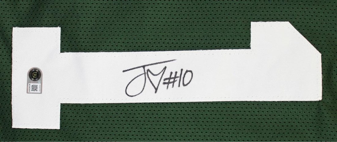 Jordan Love Authentic Signed Green Pro Style Framed Jersey BAS Witnessed 2 - 2