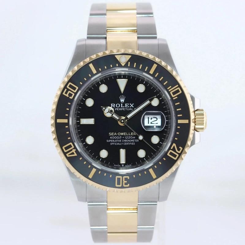 MINT 2019 PAPERS 126603 Rolex Sea-Dweller 43mm Two-Tone Yellow Gold Steel Watch - 2