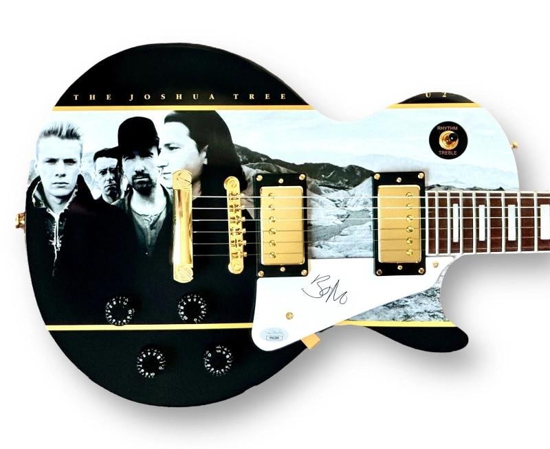 Bono Signed Custom Guitar Graphics JSA COA U2 The Joshua Tree (1 of 2)