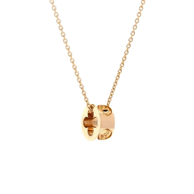 Louis Vuitton Empreinte Pendant Necklace 18K Yellow Gold: Condition: Pre-owned - Good,Brand: Louis Vuitton,Main Stone: Unknown,Metal: 18K Yellow Gold,Metal Purity: 18K,Style: Pendant,Type: Necklace,Color: Yellow Gold,Material: 18K Yellow Gold